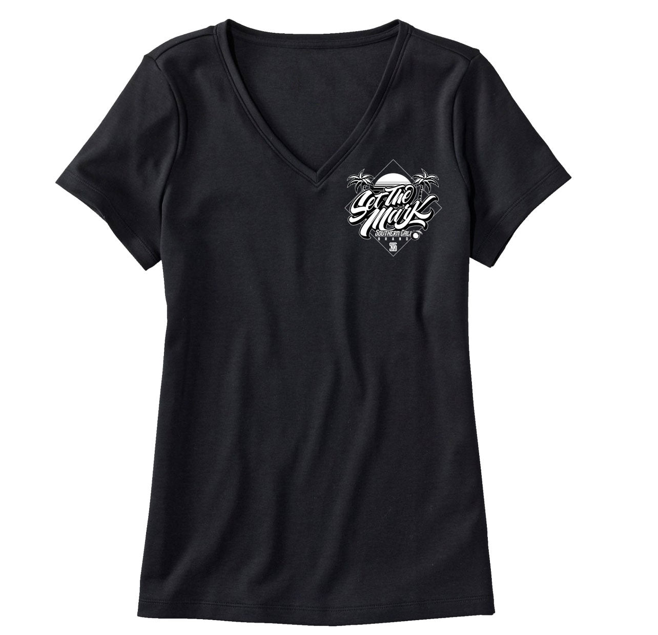 Woman’s Set The Mark - So Cal - V-Neck Tee