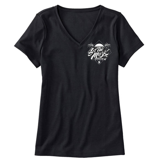 Woman’s Set The Mark - So Cal -           V-Neck Tee